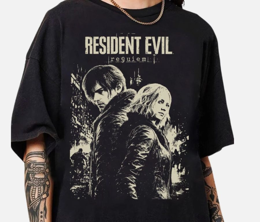 Resident Evil Requiem Leon and Grace T-shirt
