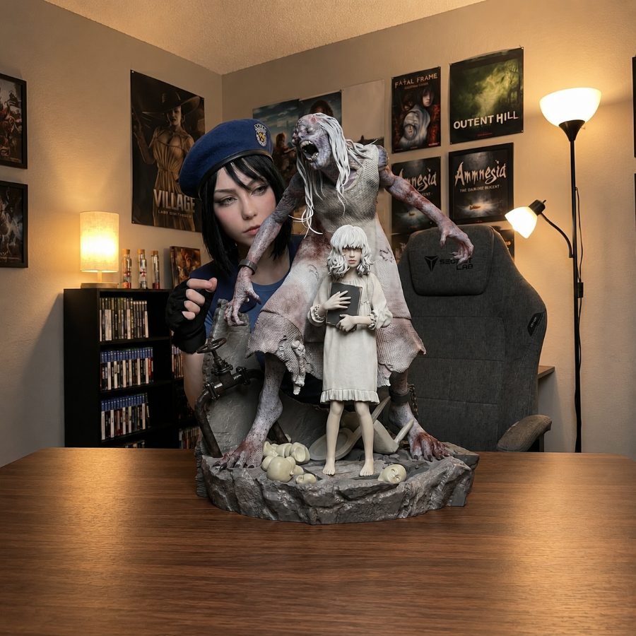 Emily and The Girl Resin Kit