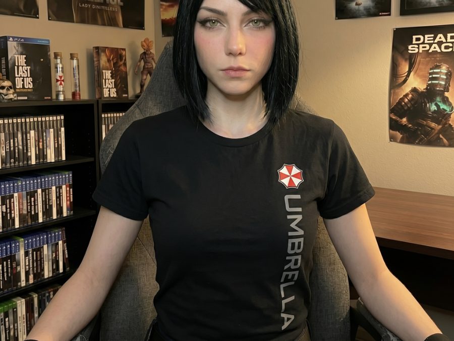Umbrella Vertical Logo T-Shirt