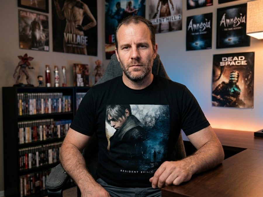 Resident Evil 4 Black Cotton T-Shirt