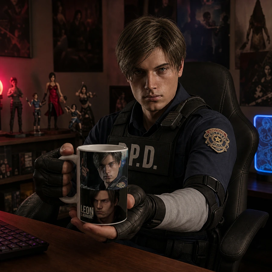 Leon S. Kennedy Collage Coffee Mug