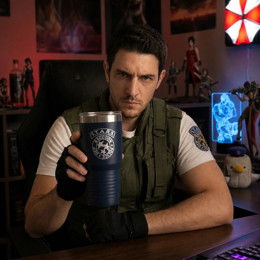 S.T.A.R.S. 30 oz Tumbler (Blue)