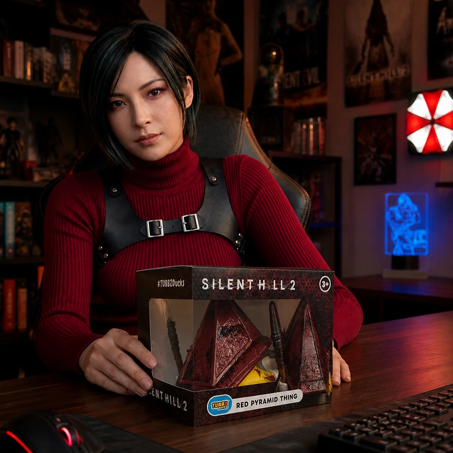 TUBBZ Silent Hill Red Pyramid Thing Vinyl Duck