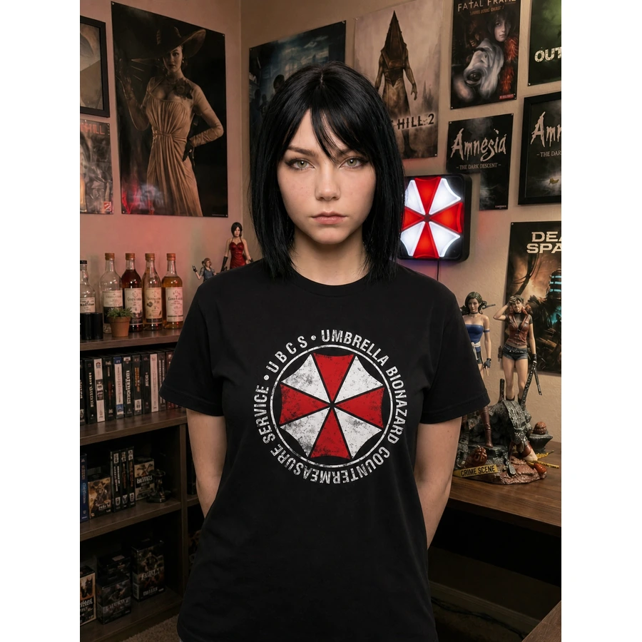 Absurd Ink Umbrella UBCS Distressed T-Shirt