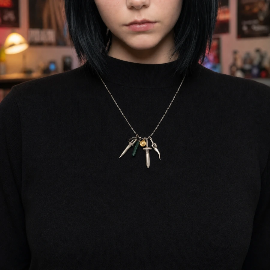 Lady Dimitrescu Necklace - Halloween Cosplay Costume Accessories For Women Girl