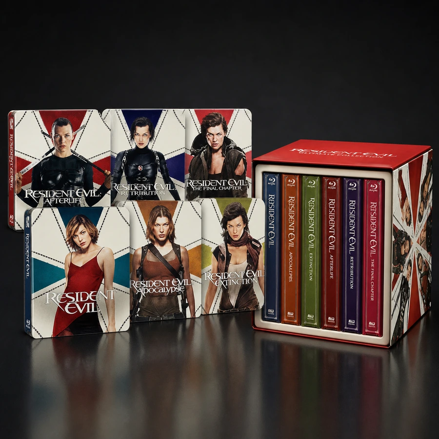 Resident Evil Ultimate Collection ? UHD/BD (12 Discs) SteelBook + Digital - 4K + Blu-ray + Digital