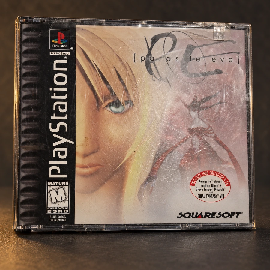 Parasite Eve PlayStation game with 1998 collector CD