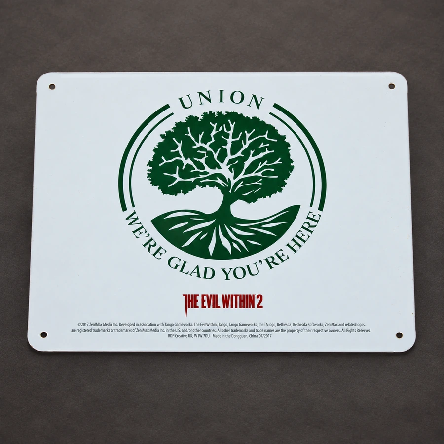 The Evil Within 2 Union Display Plate