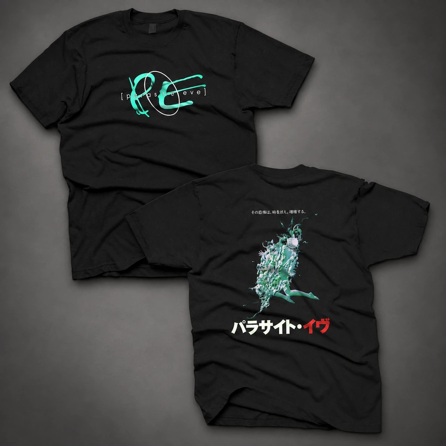 Parasite Eve Front-and-Back T-Shirt - Black, M