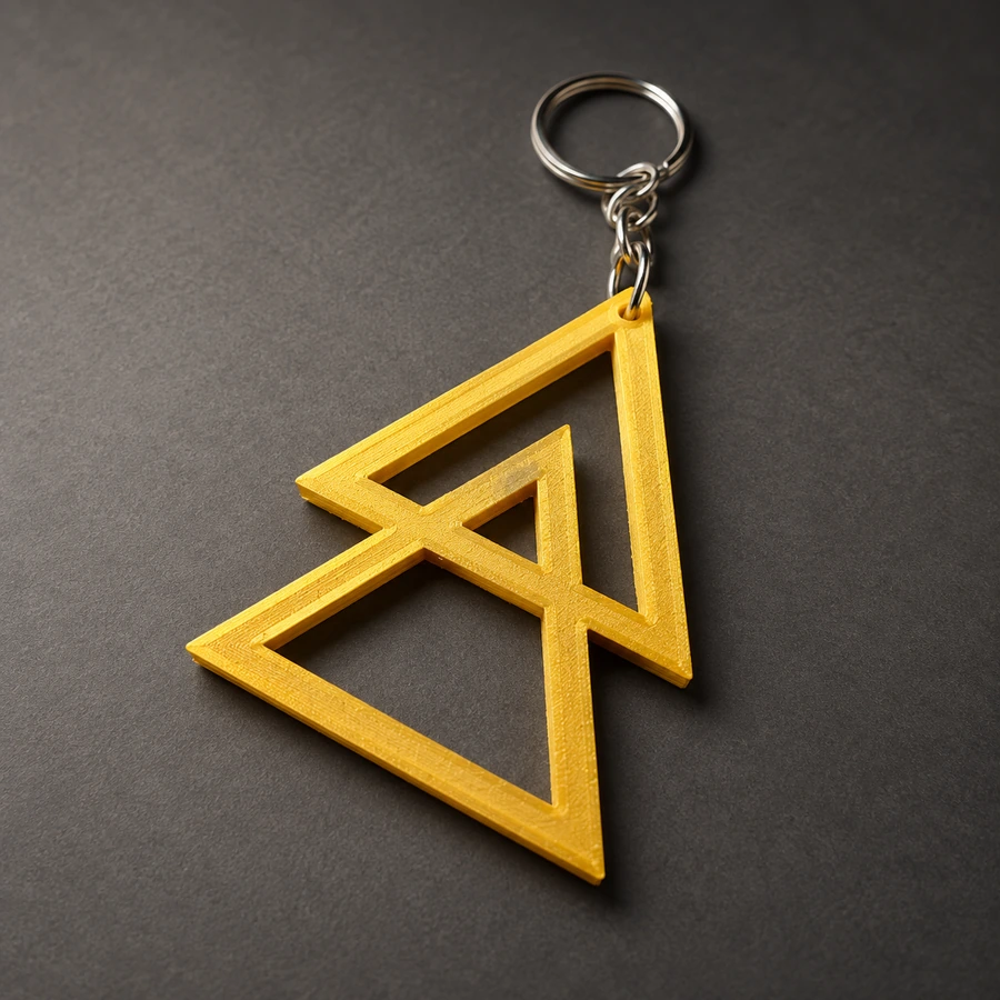 Alan Wake Tree-Sect-Inspired Plastic Keychain