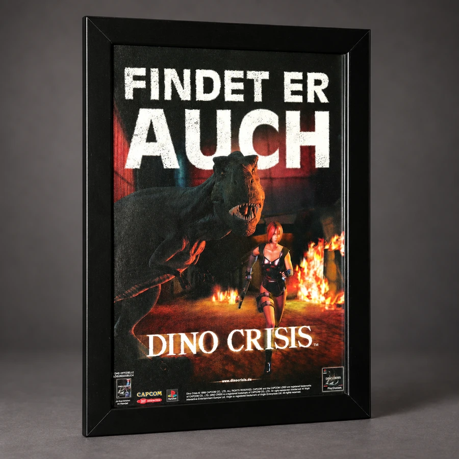 Dino Crisis Framed Print Advertisement