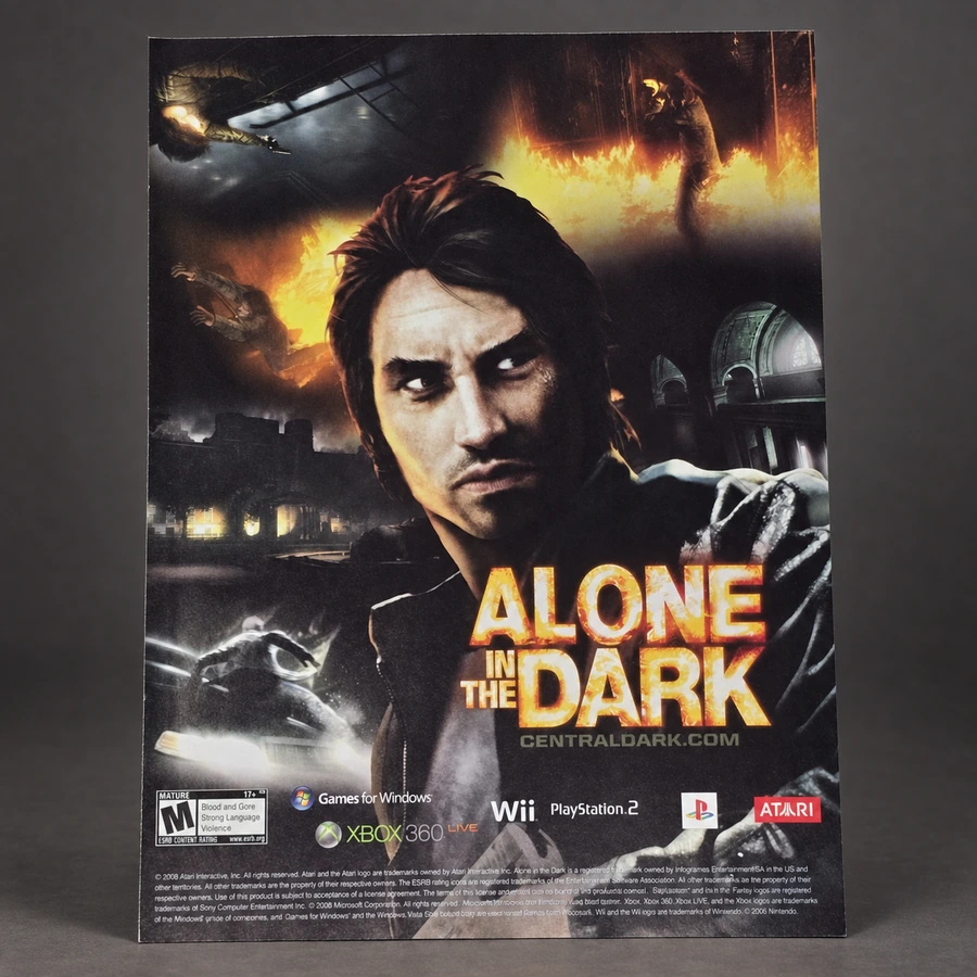 Alone in the Dark Multi-Platform Print Advertisement
