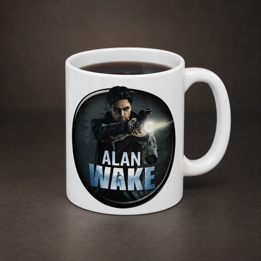 Alan Wake White Ceramic Mug - 11 oz