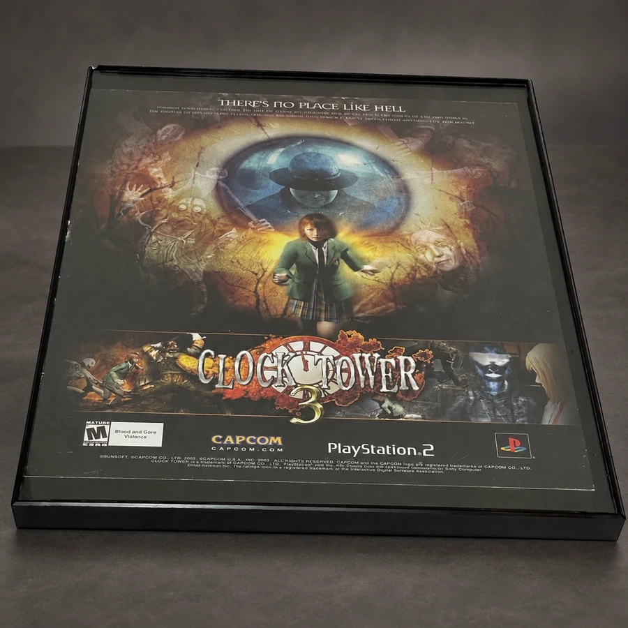 Clock Tower 3 — Framed Printed Advertisement