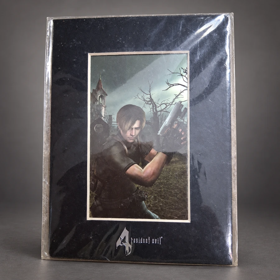 Resident Evil 4 Leon — Seller-Described Laser-Cel Art Print