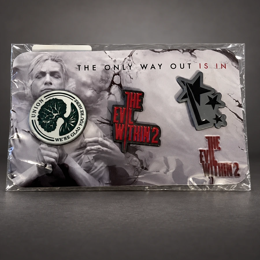 The Evil Within 2 Three-Pin Badge Set on Card