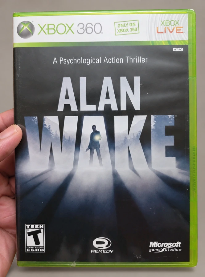 Alan Wake — Closed Xbox 360 Game Case