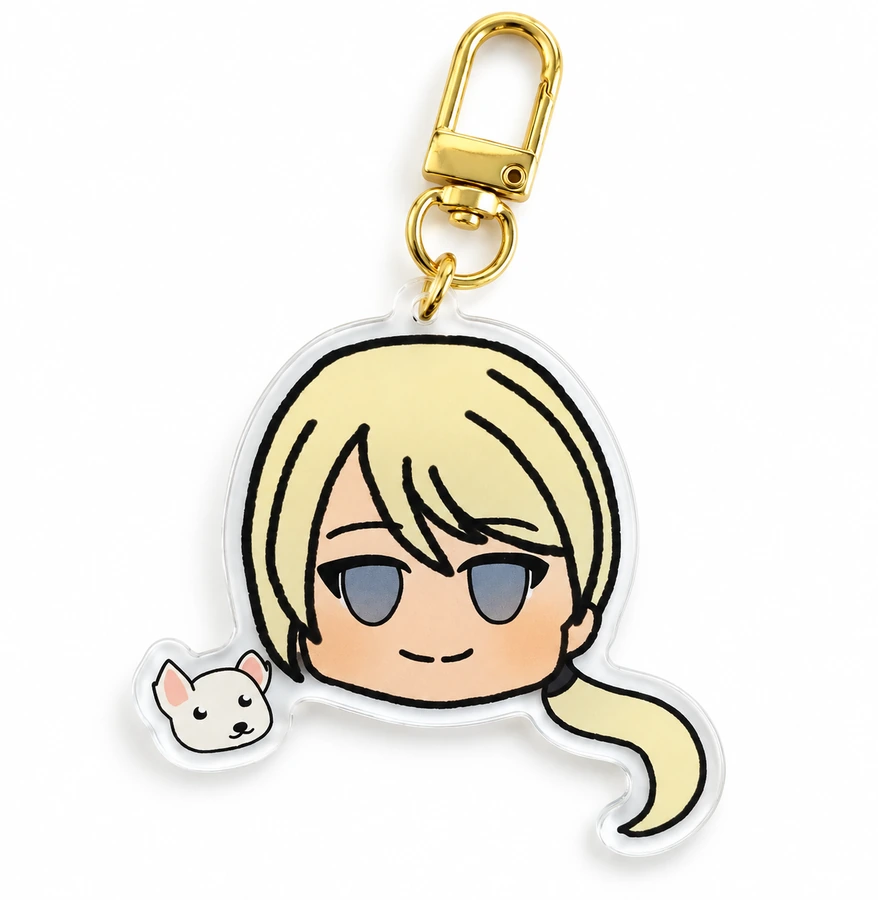 Haunting Ground Fiona Belli Chibi Keychain — 5 cm
